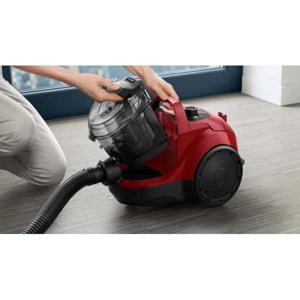 Siemens VSX21A300 iQ300 Toz torbasız Süpürge Kırmızı
